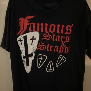 Famous Stars & Straps Black Graphic Tee